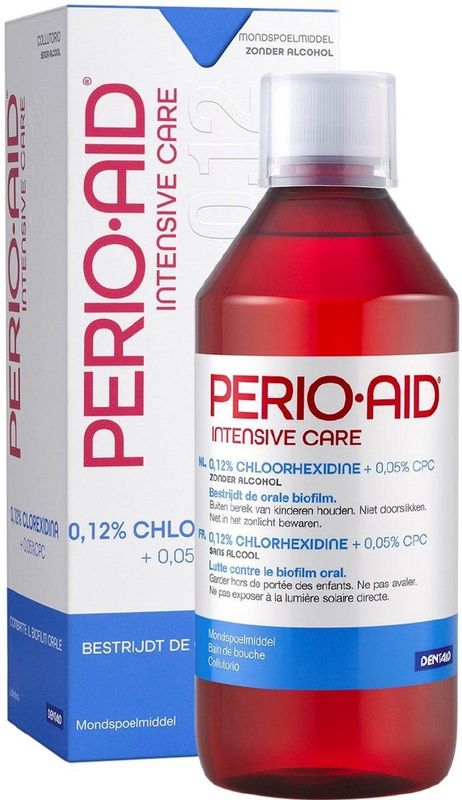 PerioAid - Mondspoelmiddel - Intensive Care - 0.12% CHX - 500 ml