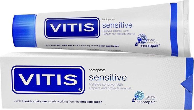 Vitis tandpasta sensitive - Tandpasta - 75 ml - inclusief fluoride