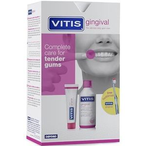 Vitis Gingival Box Set 2in1 met gratis tandenborstel - de ultieme dagelijkse tandvleesverzorging