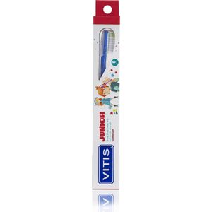 Vitis Junior - 6+ jaar tandenborstel - Blauw
