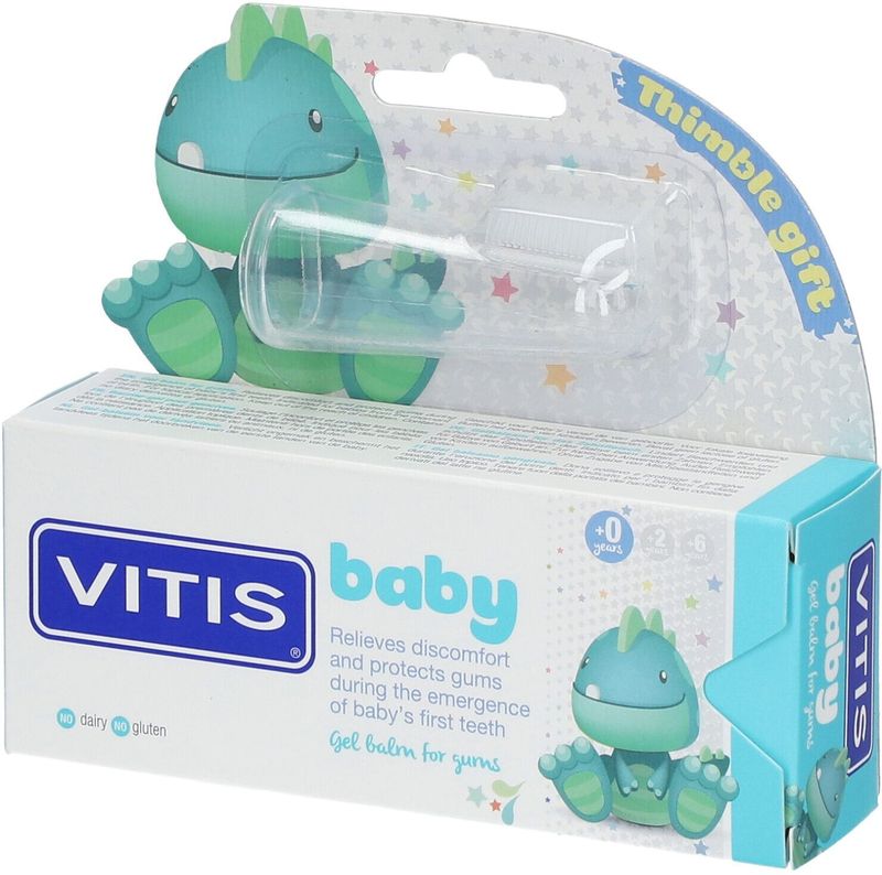 Vitis - Baby Tandgel - 30ml - met Vingertandenborstel