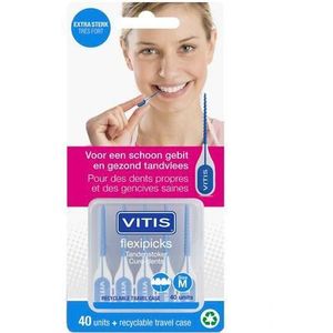 Vitis - Flexipicks - Tandenstokers - Rubber - Kunststof