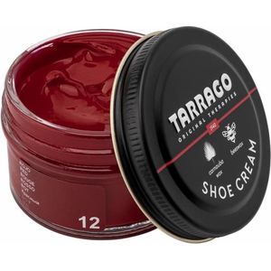 Tarrago - Schoenzalfpotje 50 ml - Schoenwascrème - Rood Synthetisch Leer