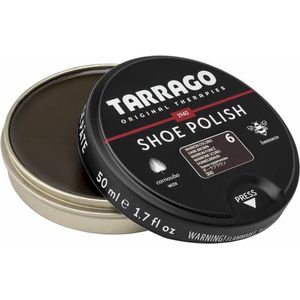Tarrago | Schoensmeer 50 ml | Schoensmeer van leer en synthetisch leer (donkerbruin 06)