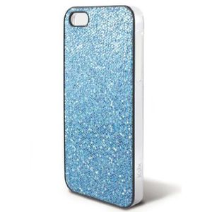 KSIX Bling Hard Cover beschermhoes voor iPhone 5, blauw
