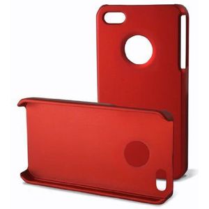 Ksix B0917CAR05 beschermhoes voor Apple iPhone 4/Apple iPhone 4S, rood