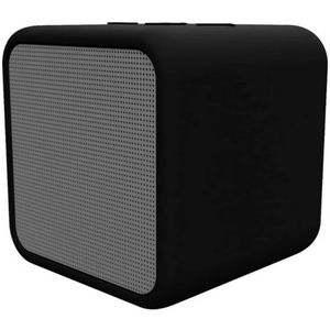 Ksix - Kubic - Bluetooth-luidspreker - Spatbestendig - Draagbaar - Zwart