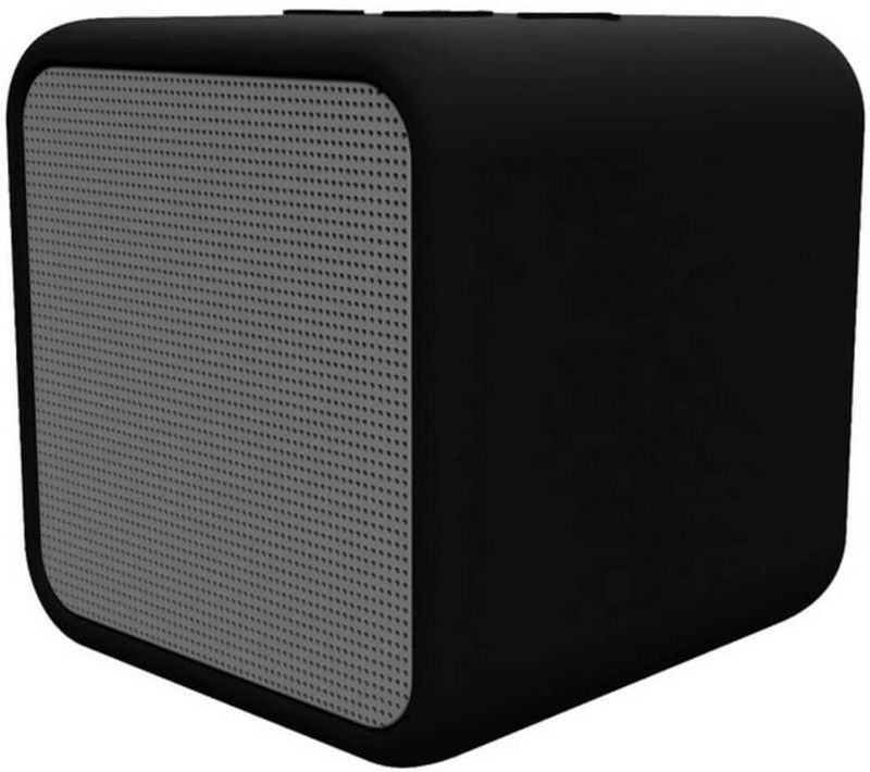 Ksix - Kubic - Bluetooth-luidspreker - Spatbestendig - Draagbaar - Zwart