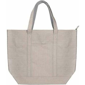 Ksix - Boodschappentas - Grijs - Kraftpapier