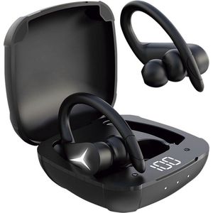 KSIX Sport Buds 2 Draadloze Sporthoofdtelefoon Bluetooth 5.1 - Zweetbestendig - Voor Oproepen, Muziek, TV en PC