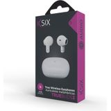 KSIX Draadloze Sport-Hoofdtelefoon, True Wireless, Bluetooth 5.0, Touchscreen, Oproepbeheer, 10 uur, Wit
