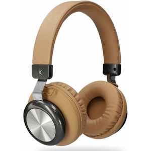 Koptelefoon - Retro - Zwart - Kunstleer - Micro SD-slot en FM-radio