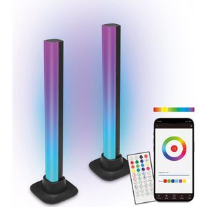KSIX - RGBIC Slimme Led-Lichtbalken - 5 W - 2 Stuks - Tuya Smart Compatibel