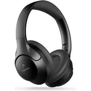 Head ANC Headphones - Black (ANC, 30 h, Draadloze), Koptelefoon, Zwart