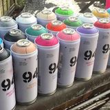 MTN94 Fluoriserend Groene spuitverf lage druk en matte afwerking