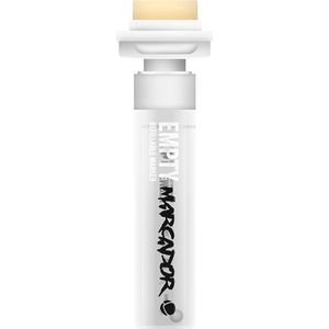 MTN Empty Marcador - Lege verfstift - brede punt van 30 mm - permanent - vulbaar met acrylverf of inkt