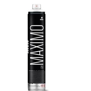 MTN Maximo zwarte 750ml Spuitverf - hoge druk glans afwerking.