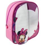 Disney Minnie Mouse Rugzak met Schrijfgedeelte + 2 Markers 25x31x10 cm Roze