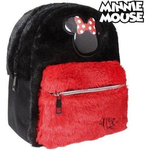 Casual Rugtas Minnie Mouse Zwart Rood