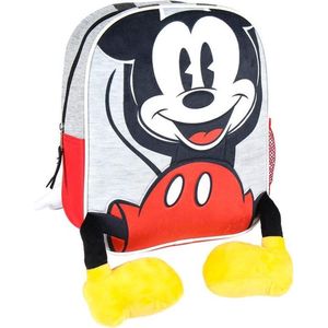 3D-Kinderrugzak Mickey Mouse Grijs Rood