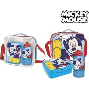 Schooltas met Lunchbox Lunchbeker - Mickey Mouse