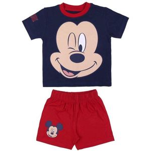 CERDÁ LIFE'S LITTLE MOMENTS Zomerpyjama, Mickey Mouse, blauw, officiële Disney-licentie, voor kinderen, Azul Y Amarillo, 5 Jaar