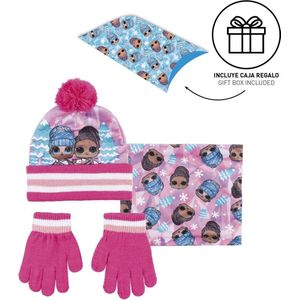 L.o.l. Surprise! Winterset Meisjes Acryl Roze 3-delig One-size