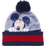 Disney Winterset Mickey Acryl/polyester Blauw/grijs 3-delig