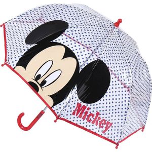 Disney Mickey Mouse paraplu - voor kinderen - blauw - D71 cm - Paraplu's