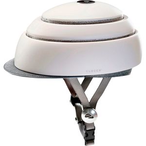 Closca – Fietshelm en Stephelm – Inklaapbaar – Unisex – Helm Wit maat M