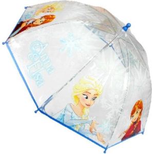 Disney Paraplu Frozen Ii 45 X 65 Cm Polyester Blauw/transparant