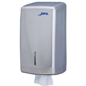 Jofel Ah75000 Futura toiletpapierdispenser, Zig Zag, roestvrij staal gesatineerd