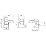 Jofel - Haardroger - Wit - 1200 W - Wandbeugel