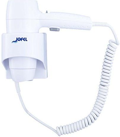 Jofel - Haardroger - Wit - 1200 W - Wandbeugel