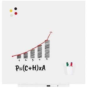 rocada Whiteboard PRO Skinwhiteboard 100x100 ws 100,0 x 100,0 cm weiß Stahl