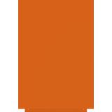 Rocada whiteboard - Skincolour - 75 x 115 cm - oranje gelakt - RO-6420R-2008