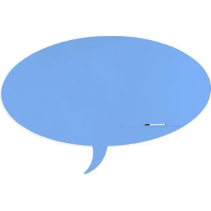 Rocada whiteboard - Skinshape - Talk - 75x115cm - blauw gelakt - RO-6440-630