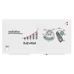 Rocada Whiteboard SkinPRO 6525PRO-DUO klappbar 100x200cm weiß