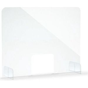 Plexiglas preventiescherm 70x85cm - baliescherm - kuchscherm - hygiënescherm - Spatscherm