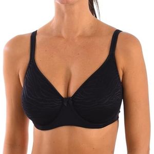 Selene - BH met vera-ringen - zwart - ES 90C