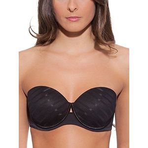 Selene livia dames bh zonder bandjes, Blanco Y Gris, 90C