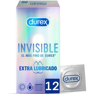 Durex - Onzichtbare - Condooms - Transparent - Ultradun - Siliconensmering