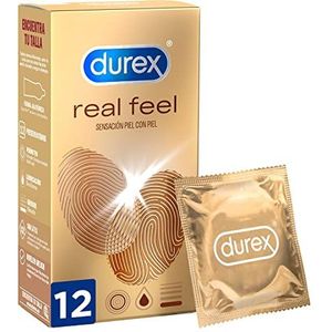 Durex - Real Feel - Condooms - Latexvrij - 12 Stuks