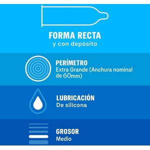 Durex Natural XXL 60mm Bredere Condooms 144 stuks (grootverpakking)