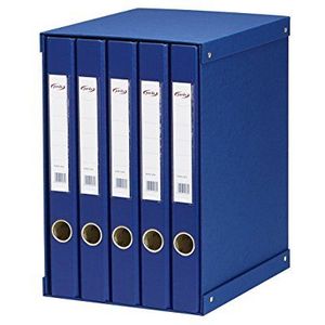 PARDO 924503 map, 5 stuks, blauw