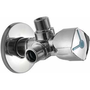Sapho Arco - Hoekcombinatieventiel A-80, chroom CQ4105