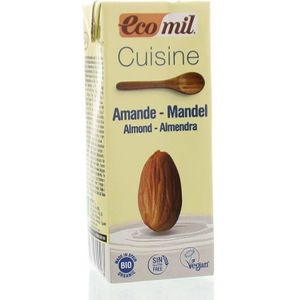Ecomil - Cuisine Amandel - 200 ml - Biologisch - Culinaire Bereiding