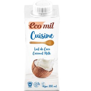 Ecomil - Kokosmelk - Cuisine - 200 ml - Biologisch