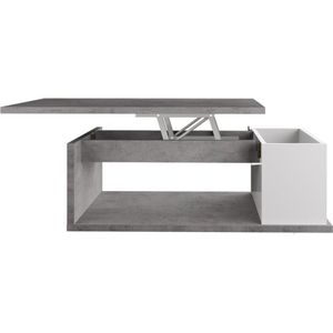 Trasman - Salontafel - Wit - 90x55x35 cm