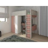 Trasman - slaper Beau & kast - 90x200 - Roze